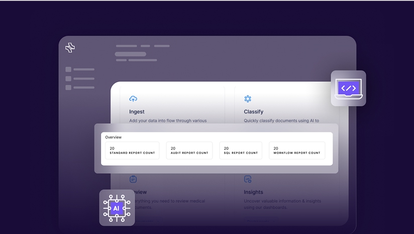 health platform with artificial intelligence and custom code