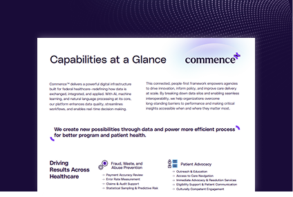 Commence Capabilities Overview