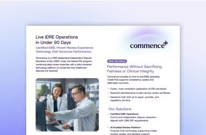 Independent Dispute Resolution (IDR) Program