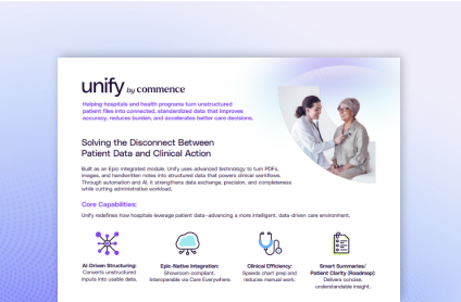 Unify Healthcare Data Transformation