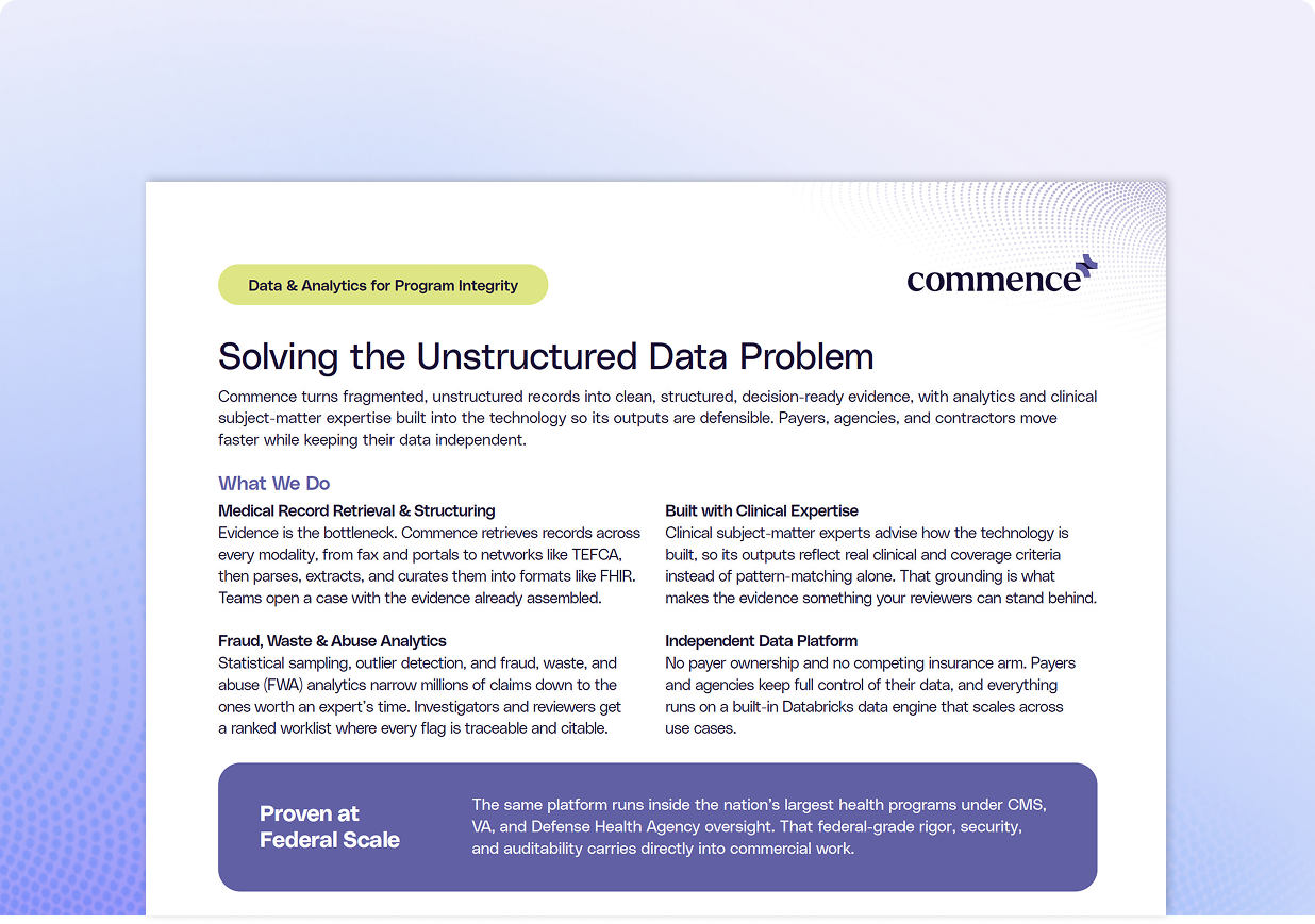Solving Unstructured Data Problems One Pager Thumbnail